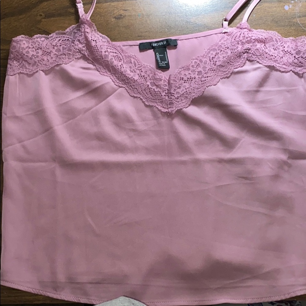 A silk tank top